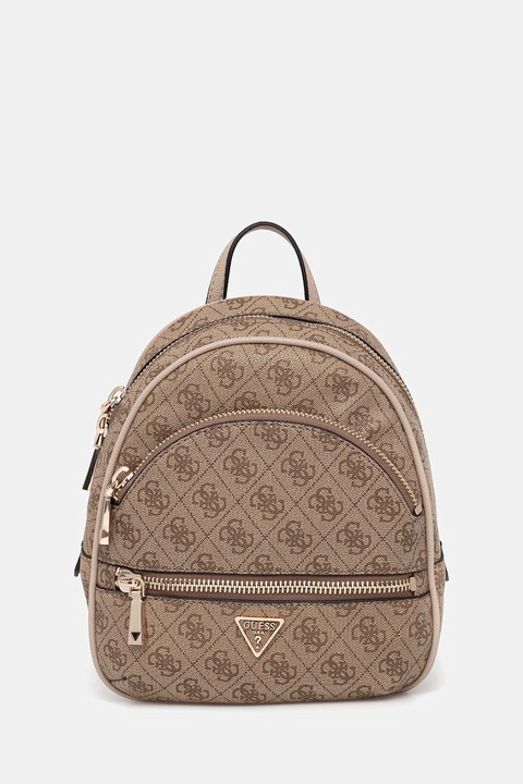Guess plecak MANHATTAN damski kolor beżowy mały wzorzysty HWSG71 18320 - zdjęcie produktu nr 1