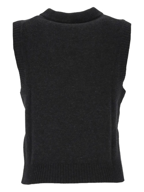 GANNI dog-graphic top - Grey - zdjęcie produktu nr 2