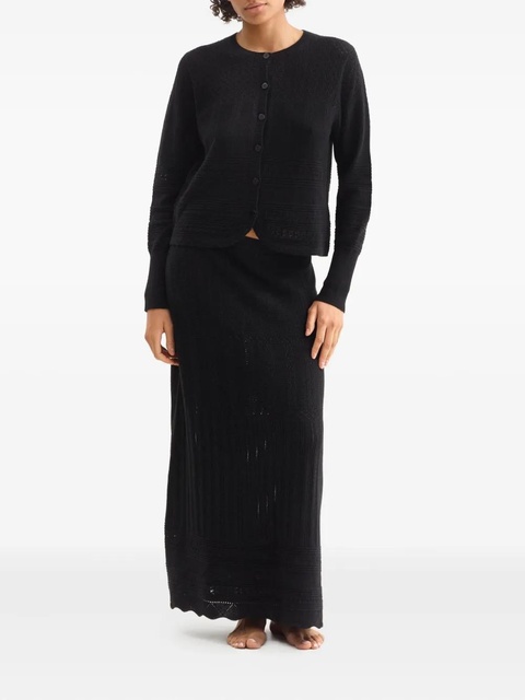 ERES Trio button cardigan - Black - zdjęcie produktu nr 2