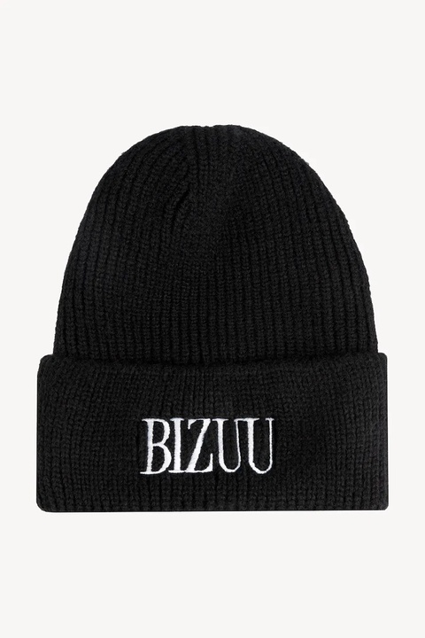Bizuu czapka z dodatkiem wełny ROYU kolor czarny ROYU CZARNY - zdjęcie produktu nr 2