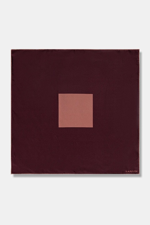 Lanvin apaszka jedwabna damska kolor multicolor wzorzysta 710008571 - zdjęcie produktu nr 1