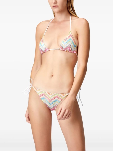 Missoni zigzag-knit bikini set - White - zdjęcie produktu nr 2