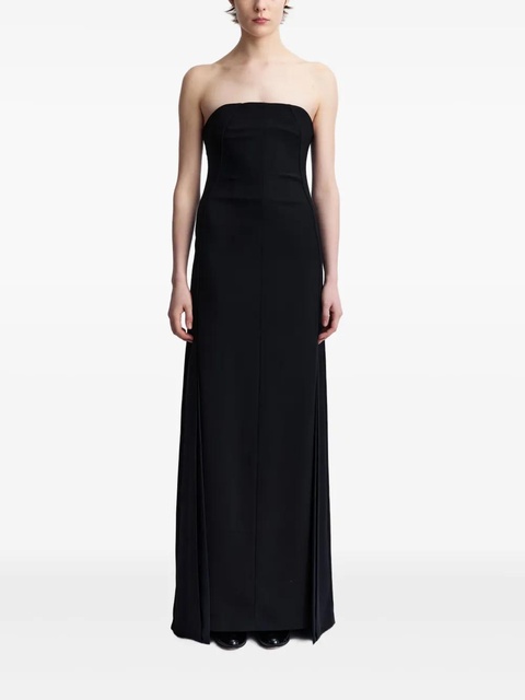 16Arlington Anguelique crepe satin gown - Black - zdjęcie produktu nr 1