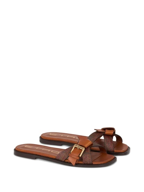 ETRO paisley-pattern slides - Brown - zdjęcie produktu nr 2