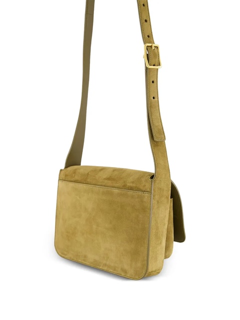 Saint Laurent small Niki suede satchel bag - Green - zdjęcie produktu nr 2