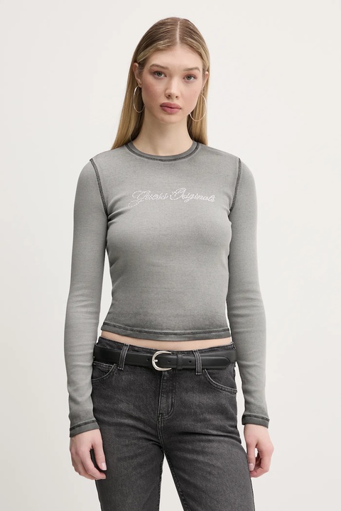 Guess Originals longsleeve kolor szary W5RP40 KA0H1 - zdjęcie produktu nr 1