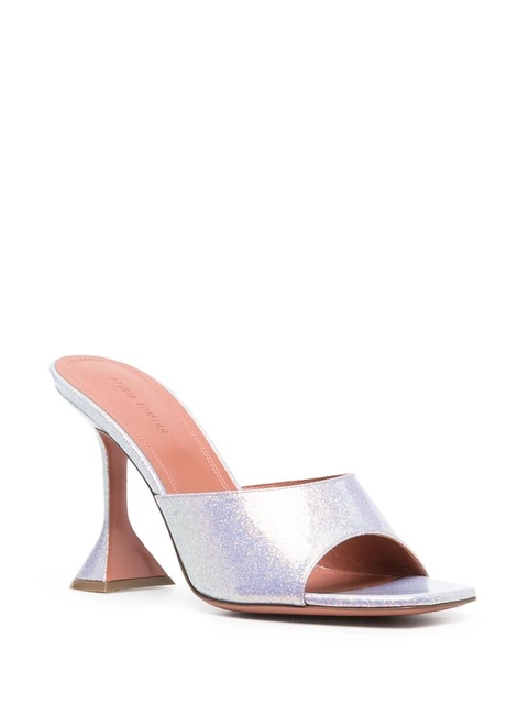 Amina Muaddi 95mm Lupita sandals - Purple - zdjęcie produktu nr 2