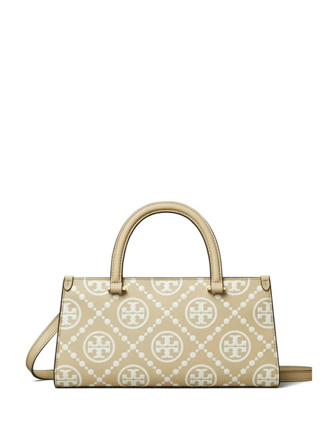 Tory Burch small T Monogram-embossed E/W tote bag - Neutrals - zdjęcie produktu nr 1