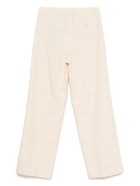 ETRO slub-texture trousers - Yellow - zdjęcie produktu nr 2