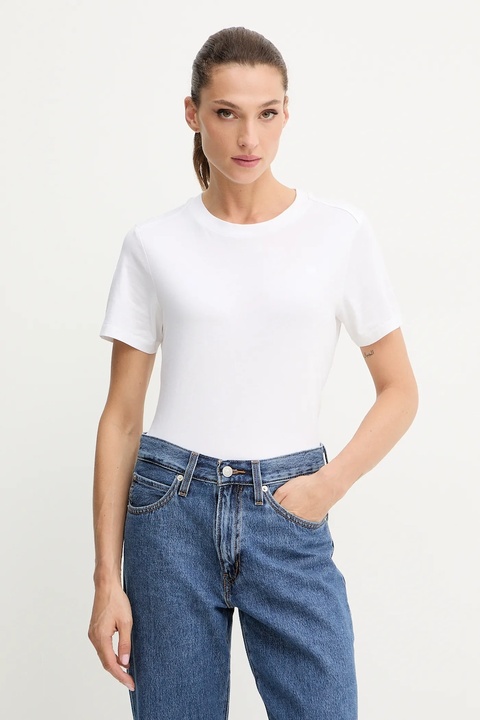 G-Star t-shirt bawełniany damski kolor biały D26062-336 - zdjęcie produktu nr 1