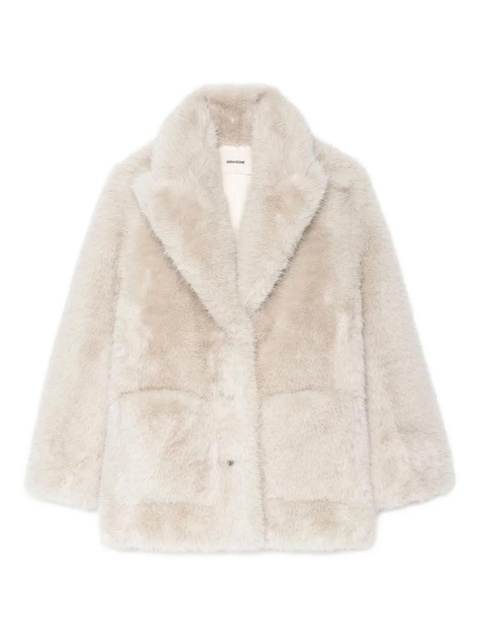 Zadig&Voltaire shawl-collar coat - Neutrals - zdjęcie produktu nr 1