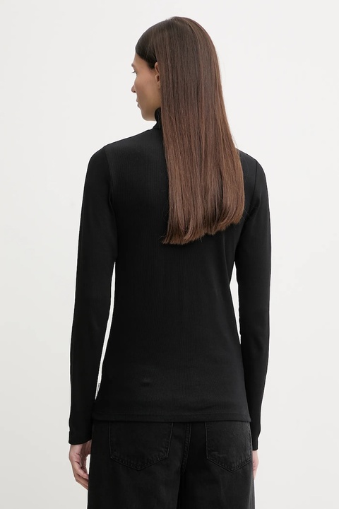 Marc O'Polo longsleeve kolor czarny z golfem 5000007490 - zdjęcie produktu nr 2