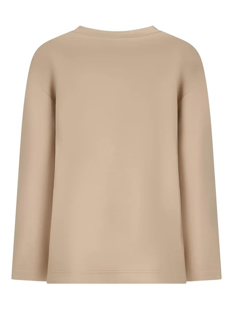 Max Mara long-sleeves embossed-logo sweatshirt - Neutrals - zdjęcie produktu nr 1