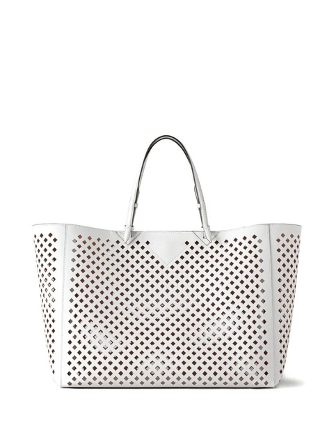 Mulberry perforated leather tote bag - White - zdjęcie produktu nr 2