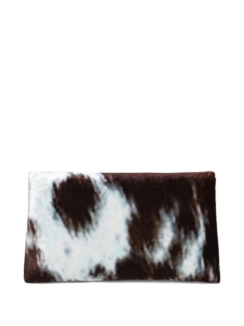 DRIES VAN NOTEN printed envelope mini bag - Brown - zdjęcie produktu nr 2