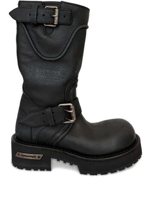 Balenciaga Venom buckle-detail leather boots - Black - zdjęcie produktu nr 2