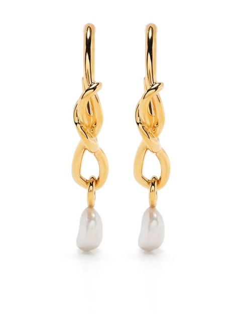 Missoma pearl drop earrings - Gold - zdjęcie produktu nr 1
