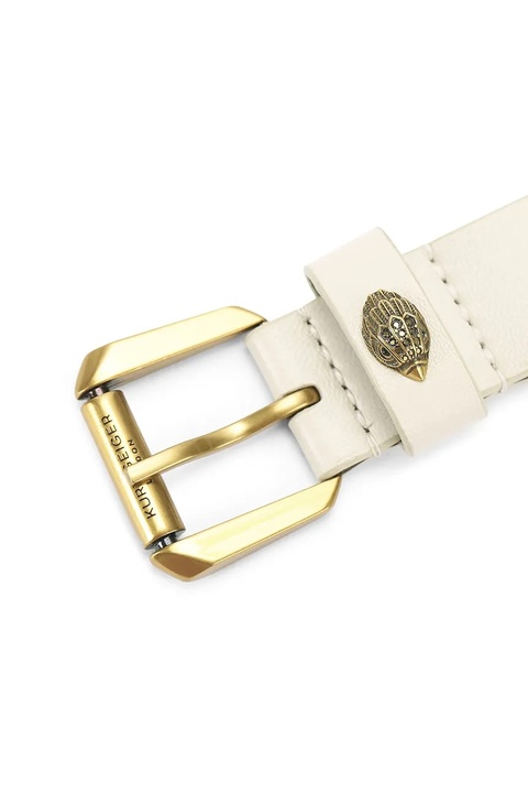Kurt Geiger London pasek skórzany damski kolor beżowy 5411441109 - zdjęcie produktu nr 1