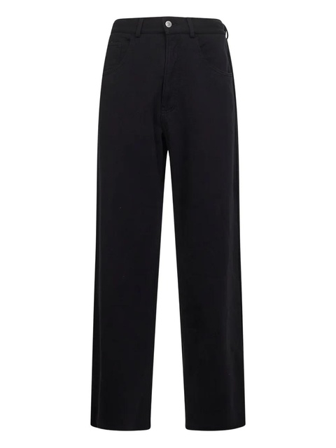 MM6 Maison Margiela cotton trousers - Black - zdjęcie produktu nr 2