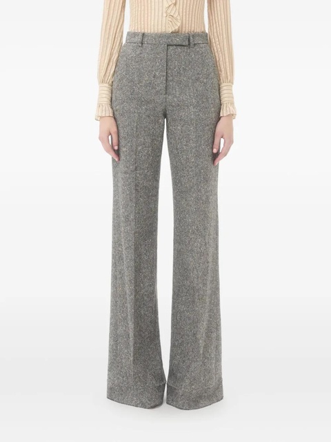 Valentino Garavani natté-weave trousers - Grey - zdjęcie produktu nr 1