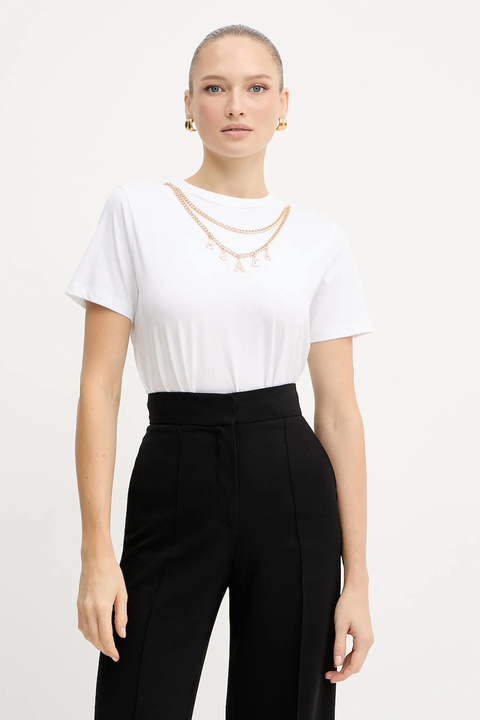 Silvian Heach t-shirt bawełniany BENSOULA damski kolor biały GPA25130TS - zdjęcie produktu nr 1