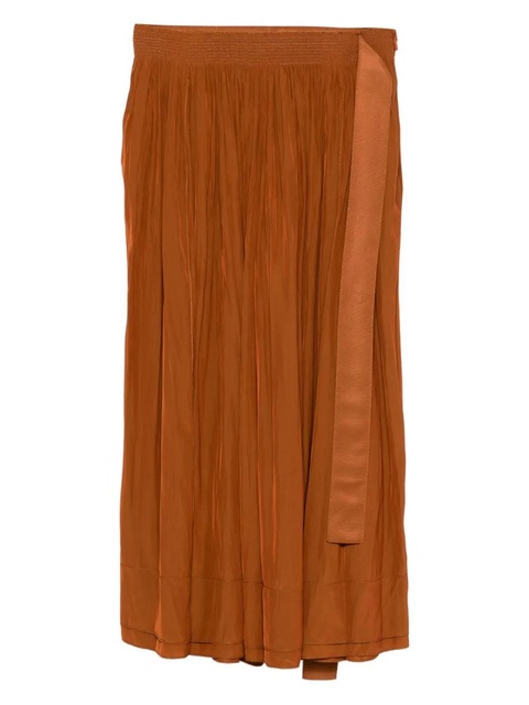 Lanvin ribbon pleated skirt - Brown - zdjęcie produktu nr 1