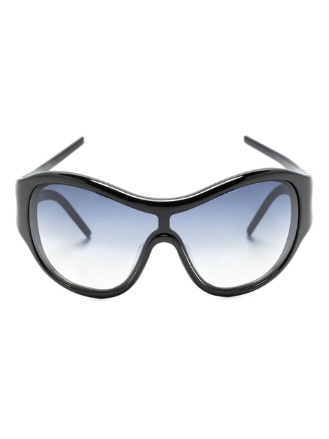 Christopher Esber Uma 98 wraparound-frame sunglasses - Black - zdjęcie produktu nr 1