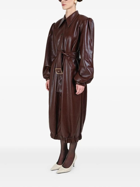 Rowen Rose buttoned-up belted coat - Brown - zdjęcie produktu nr 2