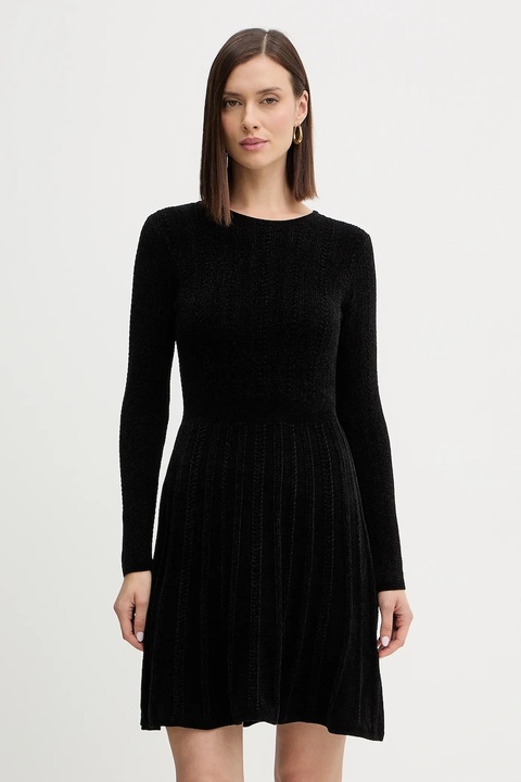 Guess sukienka MORGAN kolor czarny mini rozkloszowana W5BK79 Z3902 - zdjęcie produktu nr 1