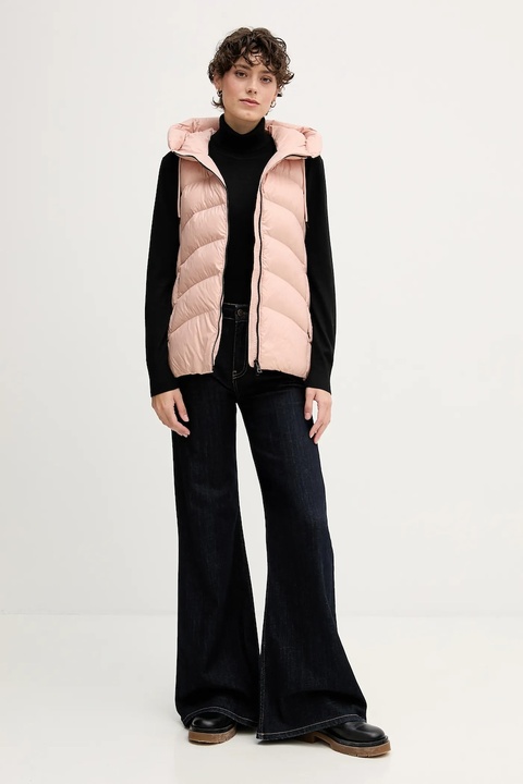 Geox bezrękawnik BLEYZE kolor pomarańczowy przejściowy W5628C T3121 - zdjęcie produktu nr 2