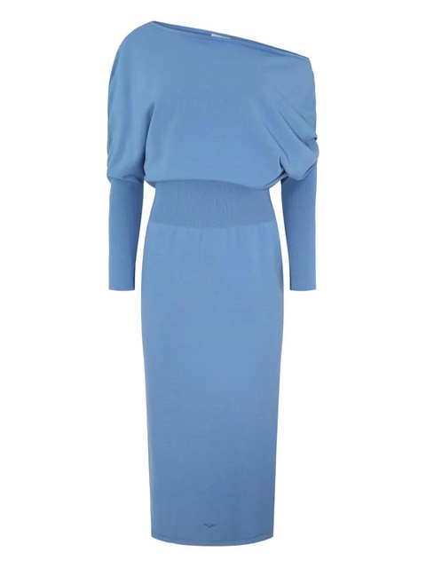 Simkhai Janese off-the-shoulder midi dress - Blue - zdjęcie produktu nr 2