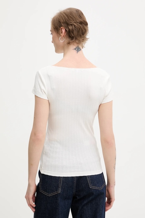 Tommy Jeans t-shirt damski kolor biały DW0DW21570 - zdjęcie produktu nr 2