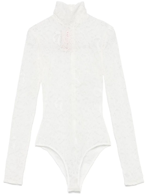 Valentino Garavani rebrodé lace bodysuit - White - zdjęcie produktu nr 1