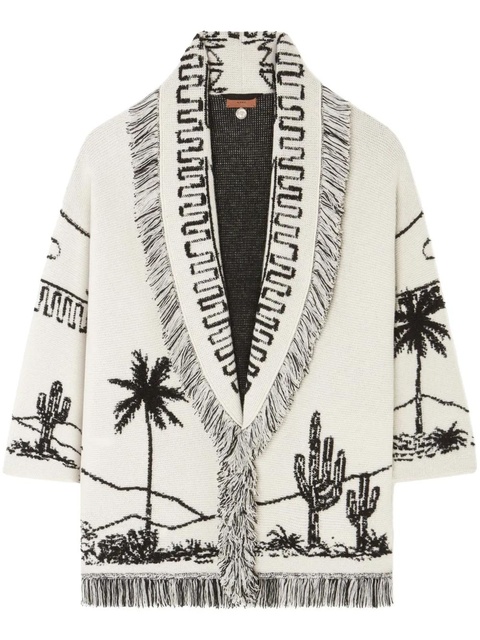 Alanui Icon cashmere-blend cardigan - White - zdjęcie produktu nr 1