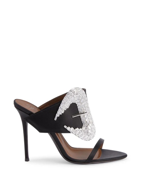 Giuseppe Zanotti 105mm Ludhovica sandals - Black - zdjęcie produktu nr 1