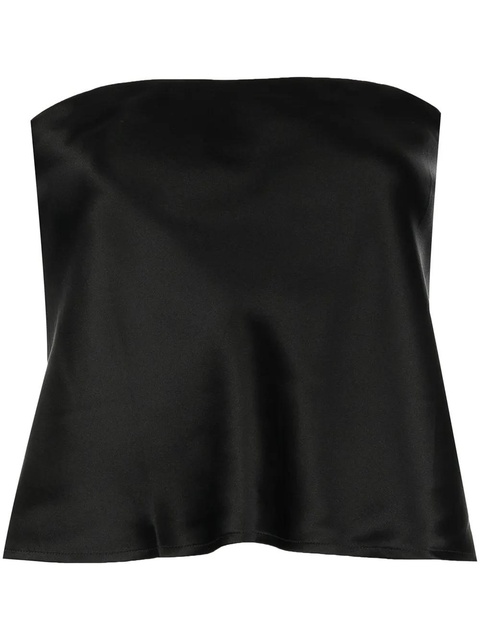 Reformation Spritz silk top - Black - zdjęcie produktu nr 2