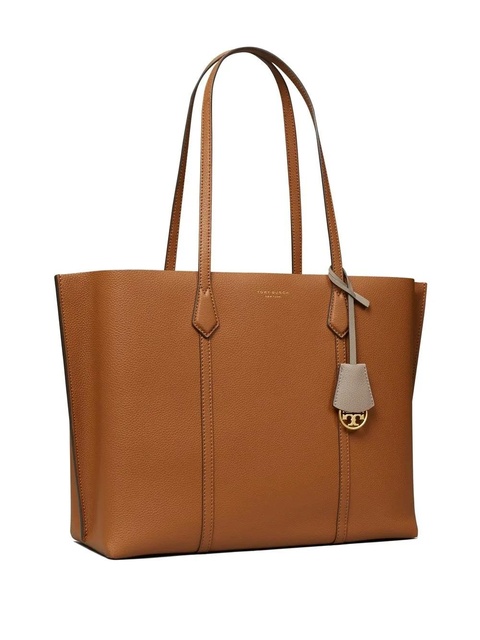 Tory Burch leather logo-print tote bag - Brown - zdjęcie produktu nr 2