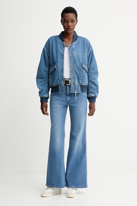 Levi's jeansy RIBCAGE BELLS damskie high waist A7503.0014 - zdjęcie produktu nr 2