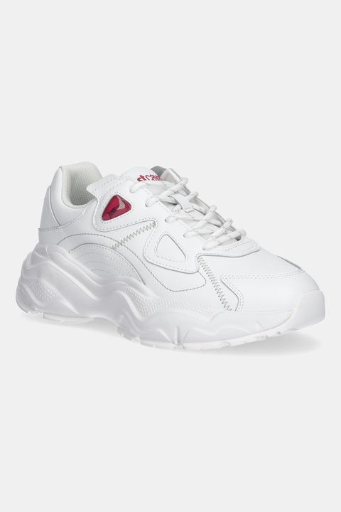 Just Cavalli sneakersy skórzane damskie kolor biały 79RA3SL1ZPB48003 - zdjęcie produktu nr 1
