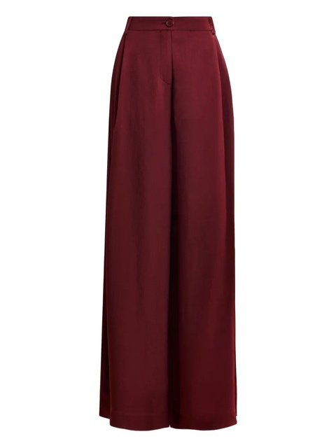 Essentiel Antwerp Inovember pleated palazzo pants - Red - zdjęcie produktu nr 1