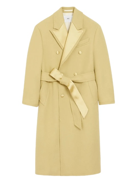 AMI Paris double-breasted coat - Green - zdjęcie produktu nr 1