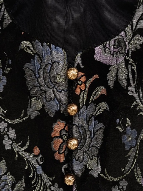 Chloé floral-brocade cropped jacket - Black - zdjęcie produktu nr 2