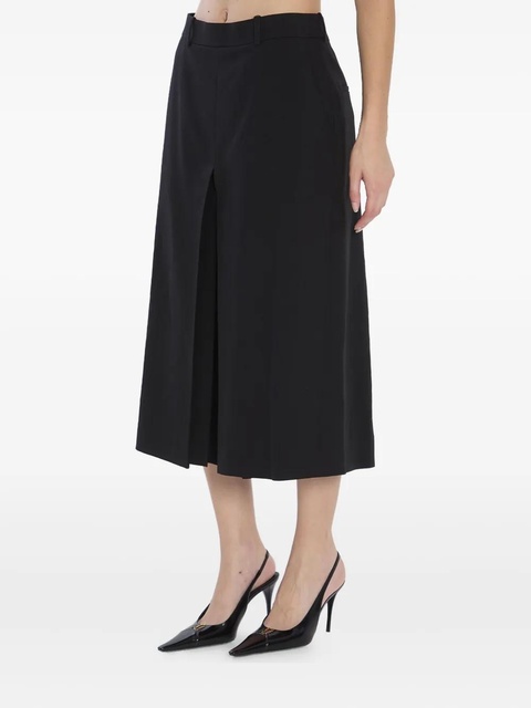 Saint Laurent pleated-detail wool trousers - Black - zdjęcie produktu nr 2