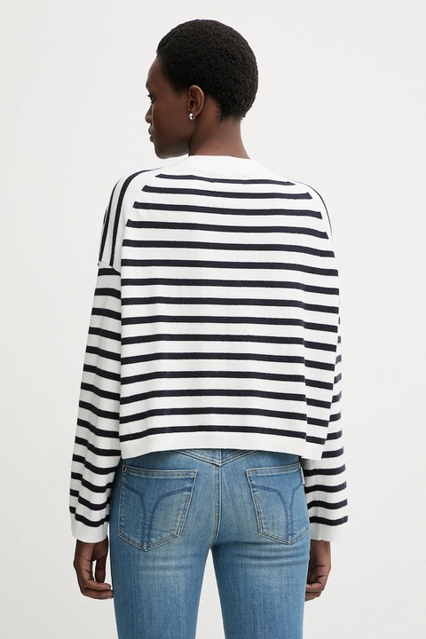 Marc O'Polo kardigan damski kolor biały lekki 5000007648 - zdjęcie produktu nr 1