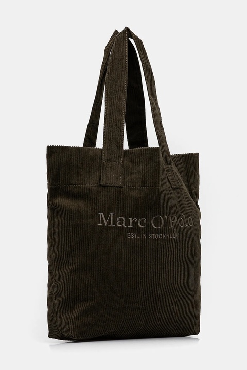 Marc O'Polo torebka bawełniana kolor zielony 50919730202807 - zdjęcie produktu nr 1