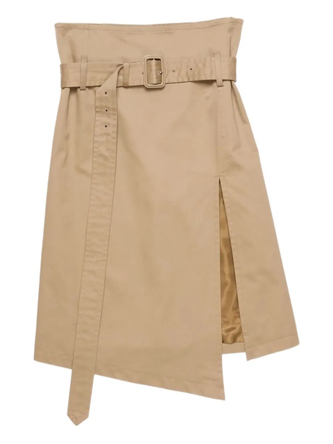 Acne Studios belted asymmetric skirt - Neutrals - zdjęcie produktu nr 1