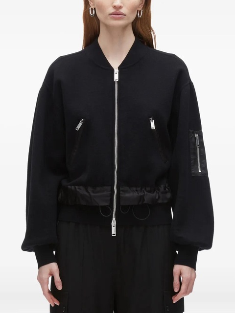 3.1 Phillip Lim zip-fastening balloon-sleeve jacket - Black - zdjęcie produktu nr 2