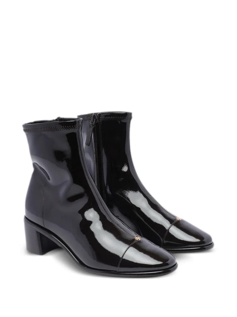 Tory Burch 55mm patent leather ankle boots - Black - zdjęcie produktu nr 2