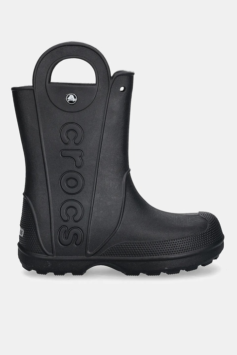 Crocs kalosze Handle It Rain Boot damskie kolor czarny 210956 - zdjęcie produktu nr 2