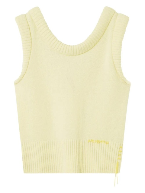 Axel Arigato Marla ribbed sleeveless vest - Yellow - zdjęcie produktu nr 1